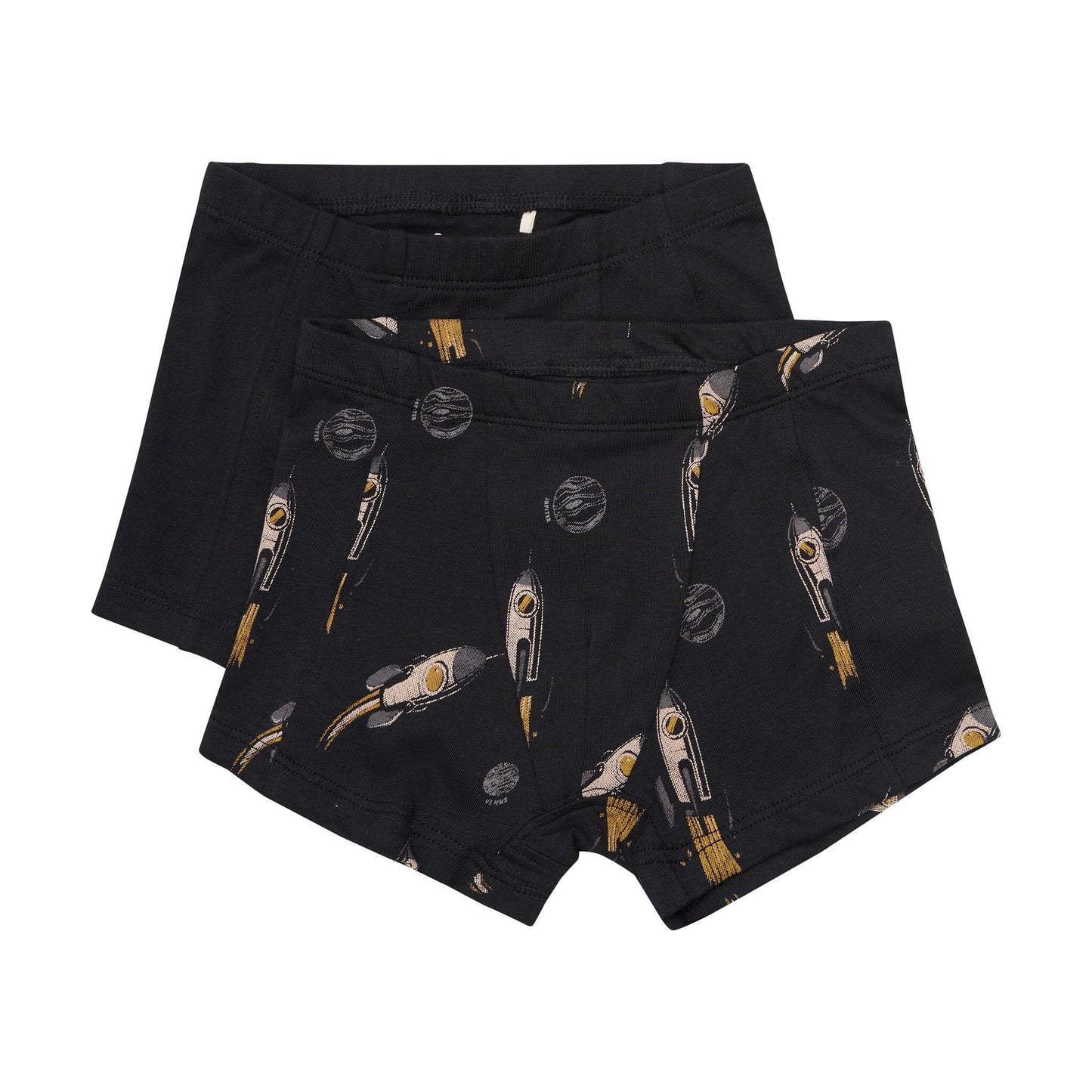 Minymo 2er Set Boxershorts Weltraum/unifarben Biobaumw – jetzt kaufen