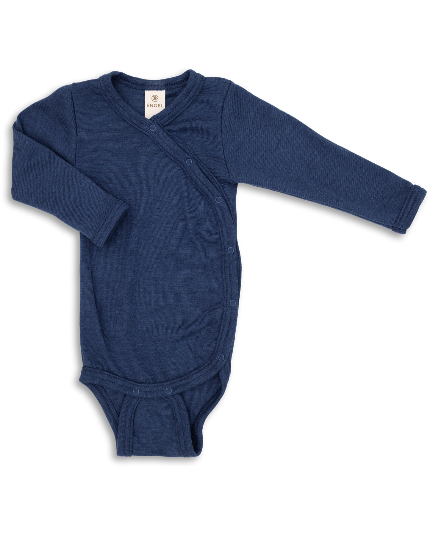 Engel Natur Wickelbody langarm Wolle/Seide navy blue – jetzt kaufen