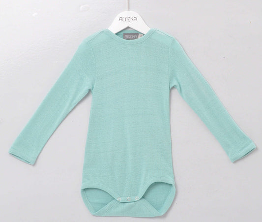 Alkena Seidenbody Baby - Bourretteseide aqua – jetzt kaufen