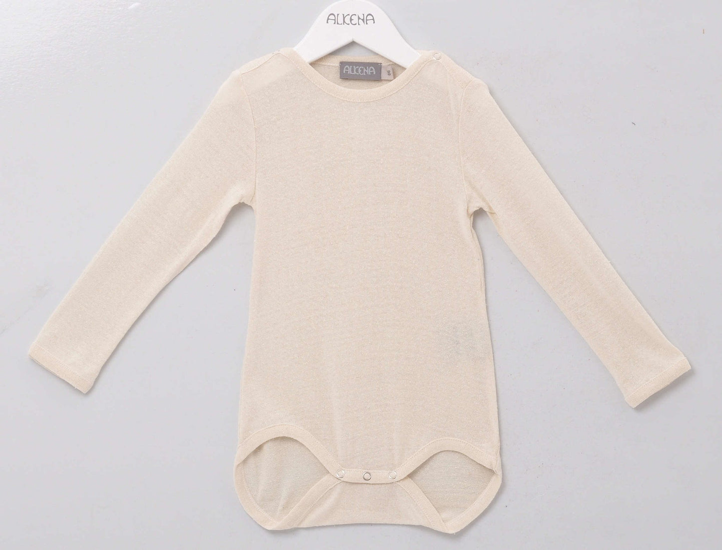 Alkena Body langarm natur mit Knöpfen an den Schultern – jetzt kaufen