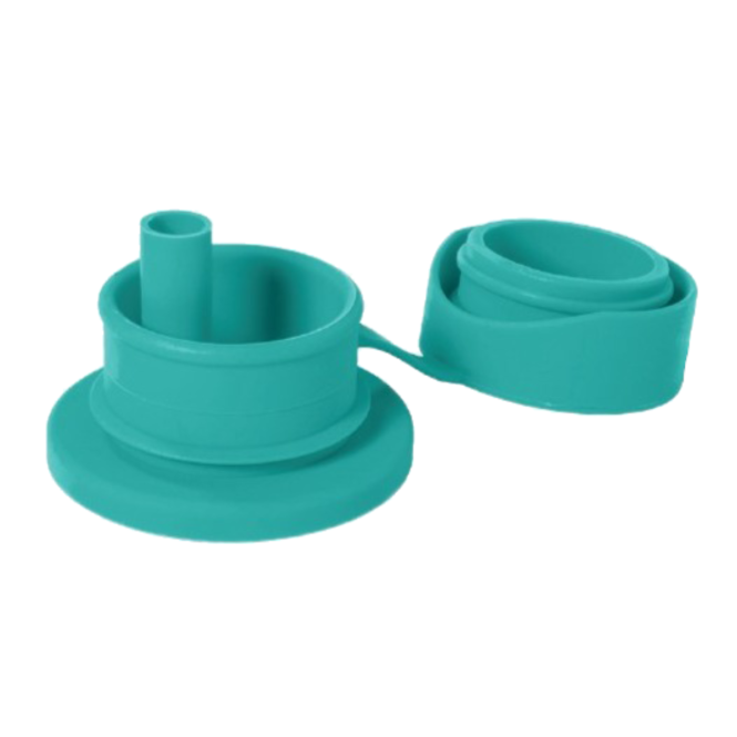 PURA PURA Big Mouth Sportaufsatz mit Strohhalm - mint – jetzt kaufen