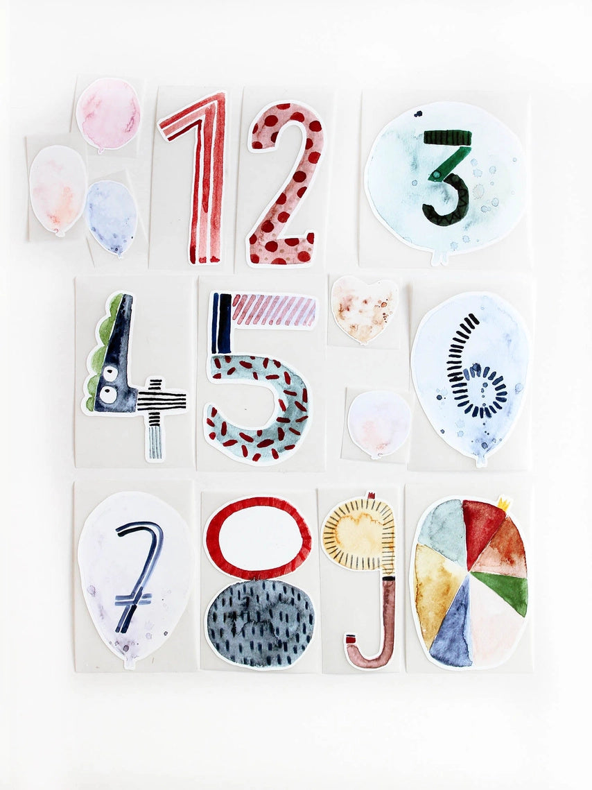 Halfbird Bügelbild Zahl 4 | Vier – jetzt kaufen