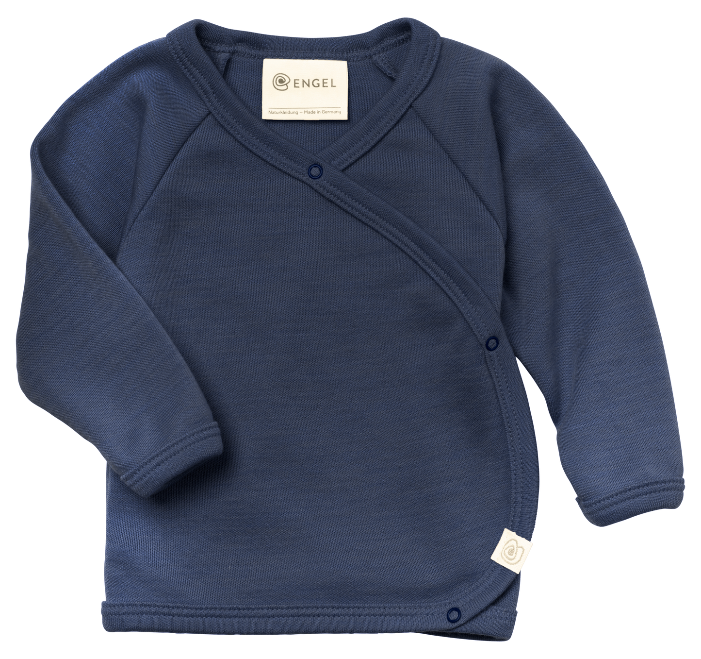 Engel Natur Wickelshirt Baby - Wolle/Seide navyblau – jetzt kaufen