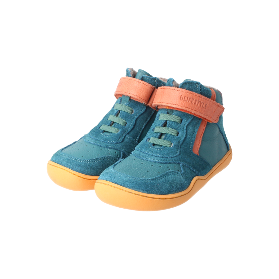 bLifestyle Barfussschuh anurafroschSTYLE petrol  Wollf – jetzt kaufen