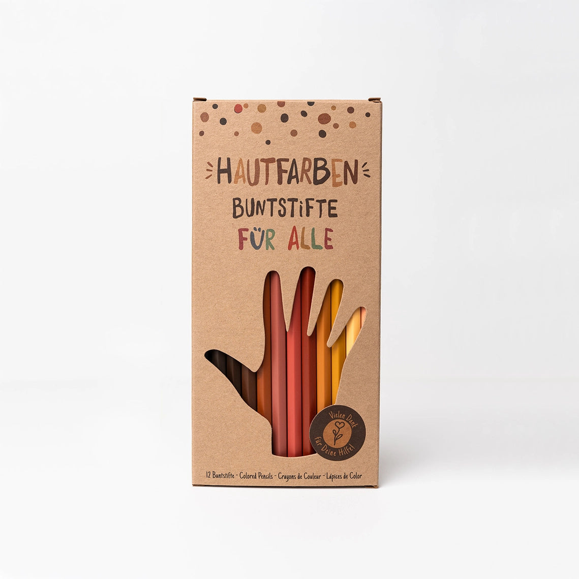 Hautfarben 12 Hautfarben-Buntstifte für Kinder - Farbs – jetzt kaufen