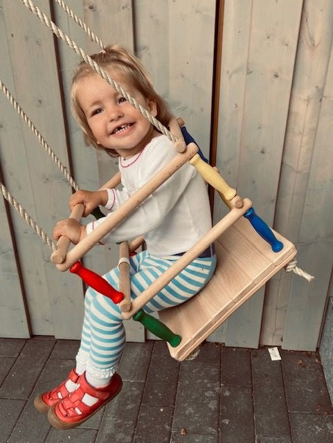 Glückskäfer Schaukel Kleinkind Holz 1 – 3 Jahre – jetzt kaufen