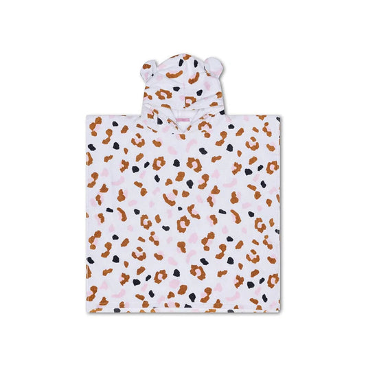 SWIM ESSENTIALS Strandponcho Leopard 65 x 65 cm Baumwo – jetzt kaufen