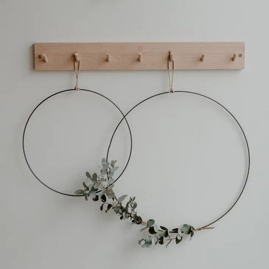 Eulenschnitt Metallkranz Kreis 2er Set – jetzt kaufen