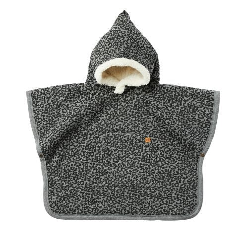 Cloby Teddy Poncho Leopard Grey – Grösse 1-3 Jahre – jetzt kaufen