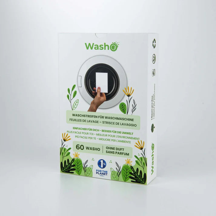 Washo 1 Box mit 60 Washo-Waschstreifen ohne Duft – jetzt kaufen