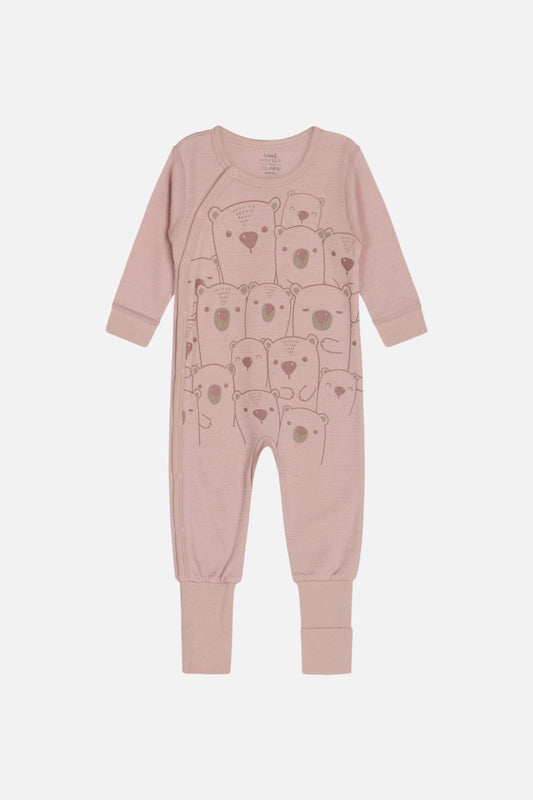 Hust and Claire Moodi Pyjama Merino Bären shade rose – jetzt kaufen